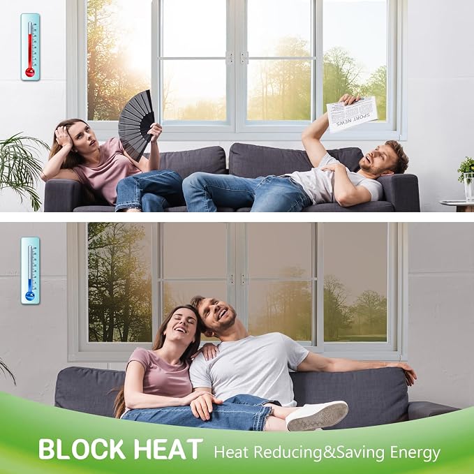 STATINT Window Film Privacy One Way Mirror Glass Tint Heat Control Sun UV - Image 6