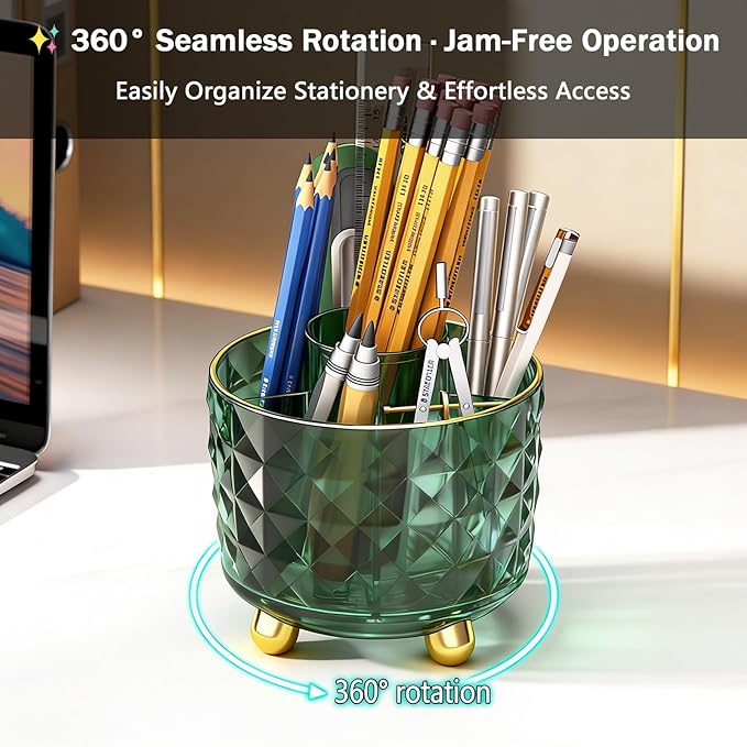 GOTOBA Dark Green Pen Pencil Holder - Image 2