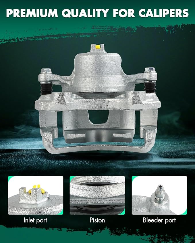 SCITOO 19-B1219 Front Left Disc Brake Caliper w/Bracket Fit For INFINITI For I30 1996-1997 1999,For Nissan For Maxima 1989-1993 1995-1999,For Nissan For Sentra 2000 2003-2006, Single Piston