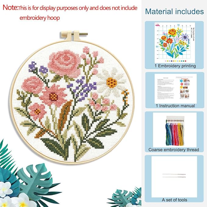 LSLFQYQSK Beginners Embroidery Kits - Image 2