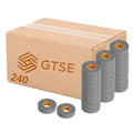 GTSE Gray Electrical Tape, 240 Rolls Bulk Box – Waterproof, Industrial Grade Vinyl, 3/4 in x 66ft– Strong Self-Adhesive Grey PVC Electric Tape for Wire Insulation, 7 Mil, 600V – UL/CSA Listed