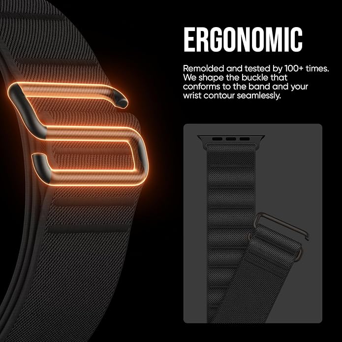 Suitisbest Sport Bands Compatible with Apple Watch Ultra Band 49mm 46mm 45mm 44mm 42mm 38mm 40mm 41mm Men Women, Stretchy Nylon Sport Loop Strap with S-Hook for iWatch Series 10 Ultra SE 9 8 7 6 5 4 3