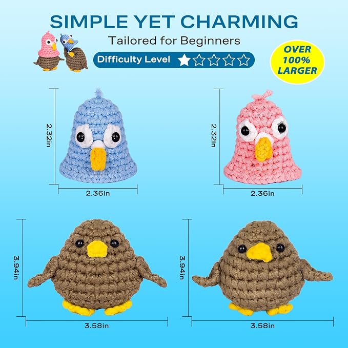 Crochetta Crochet Kit for Beginners, Crochet Kit - Image 3