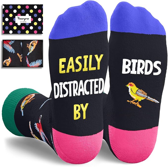 Funny Socks for Women Men by HAPPYPOP