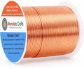 Mandala Crafts 20 Gauge Copper Tone Anodized Aluminum Craft Wire, 100 FT | by MandalaCrafts
