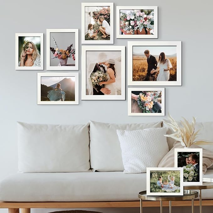LUCKYLIFE Picture Frame Set 10-Pack, Gallery Wall Frame Collage - Image 6