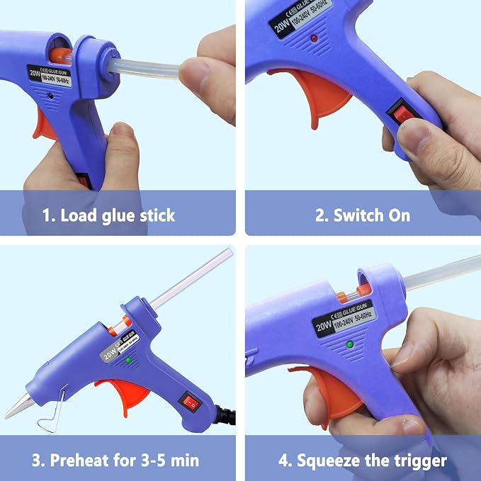 Hot Glue Gun, 12 Pack Mini Glue Gun - Image 5