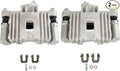 SCITOO 18B4724 18B4725 Rear Left & Right Disc Brake Calipers w/Bracket Fit For Oldsmobile For Alero 1999-2004,For Pontiac For Grand Am 1999-2005, Double Pistons