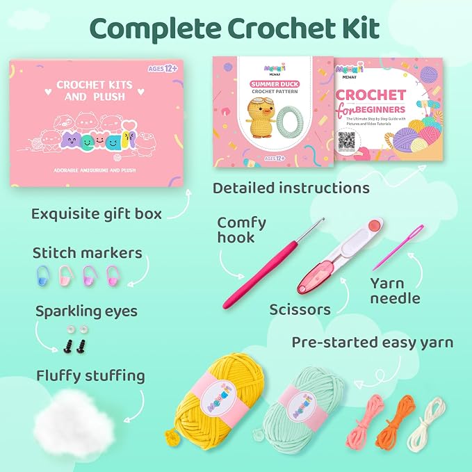 Mewaii Crochet Kit for Beginners Level 2 - Image 4