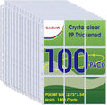 9 Pocket Page Protector, Holds 1800 Cards, Trading Card Sleeve, Baseball Card by SMELHA