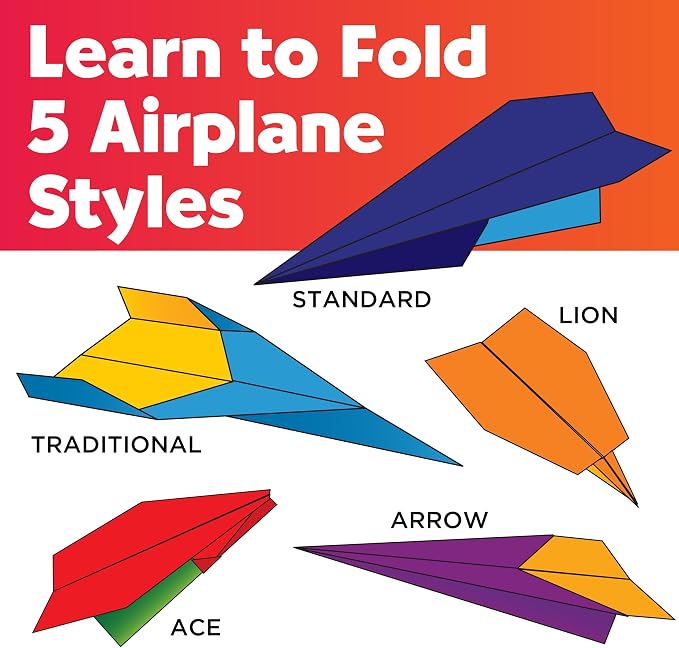 Creativity for Kids Stunt Squadron Fold & Launch Paper Airplanes: Create 80 - Image 3