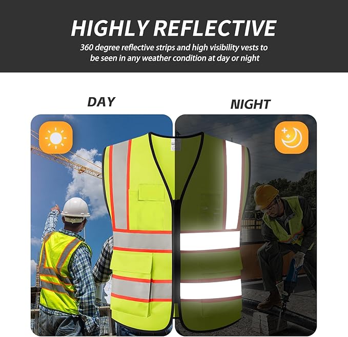 TOURGO Safety Vest Meets ANSI Class 2 Standards