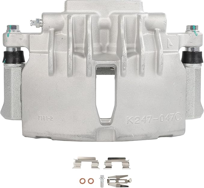 cciyu Front Left Brake Caliper Assembly w/Bracket 18B4839 2003 2004 For Ford For Mustang