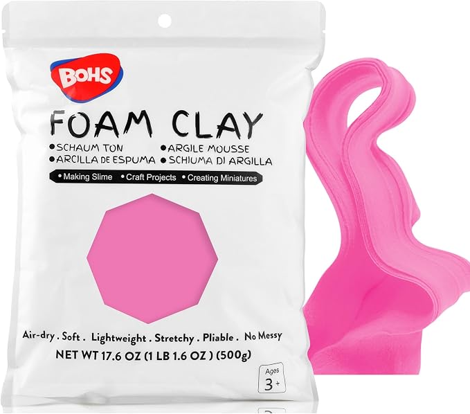 BOHS Pink Modeling Foam Clay by BOHS