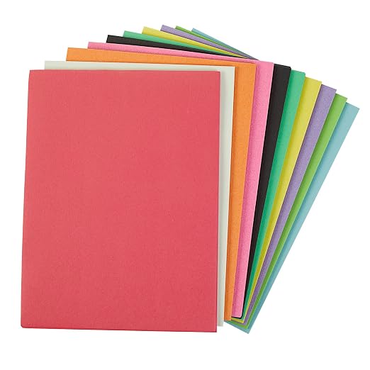 Colorations Lightweight Construction Paper Pack, 10 Colors, 300 Sheets | 9" x - Image 5