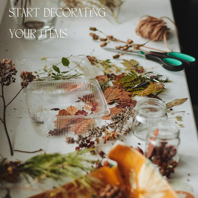Dried Flowers | 68Pcs Fall Pressed Flower - Image 5