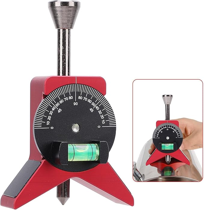 Pipe Center Finder, Pipe Marker Centering Tool, Pipefitter Tools with Magnetic Centering Head, Y Shaped, Pipe Fitting Tools with Adjustable Scale Bubble Level Protractor