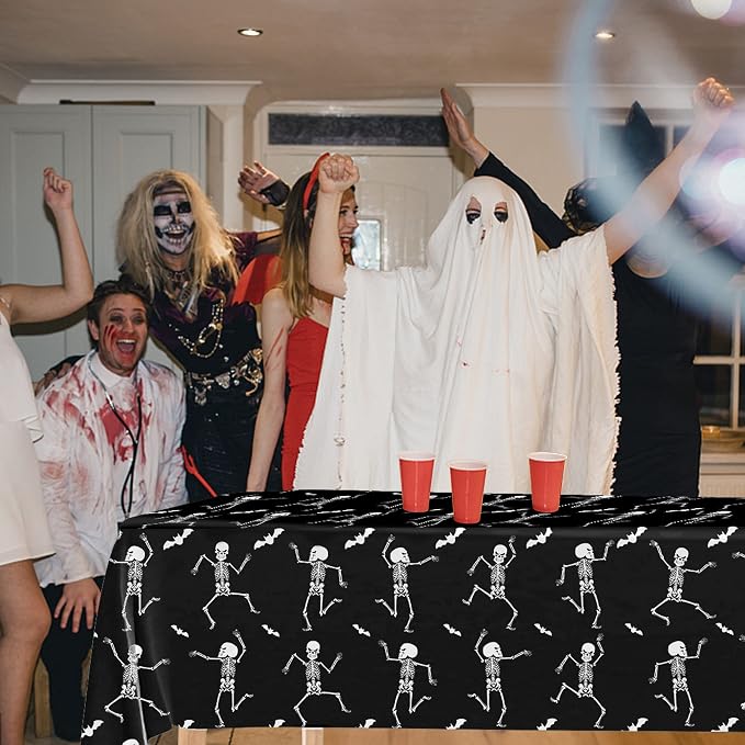 Iceyyyy 6 Packs Disposable Halloween Tablecloth - Image 6