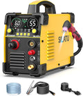 SILATU 55Amps Plasma Cutter, Large LED Display, Non-Touch Pilot Arc, Air Sensor Technology, 110/220V Dual Voltage IGBT Inverter Plasma Cutter Machine, 1/2'' Clean Cutting Thickness for Beginners DIY