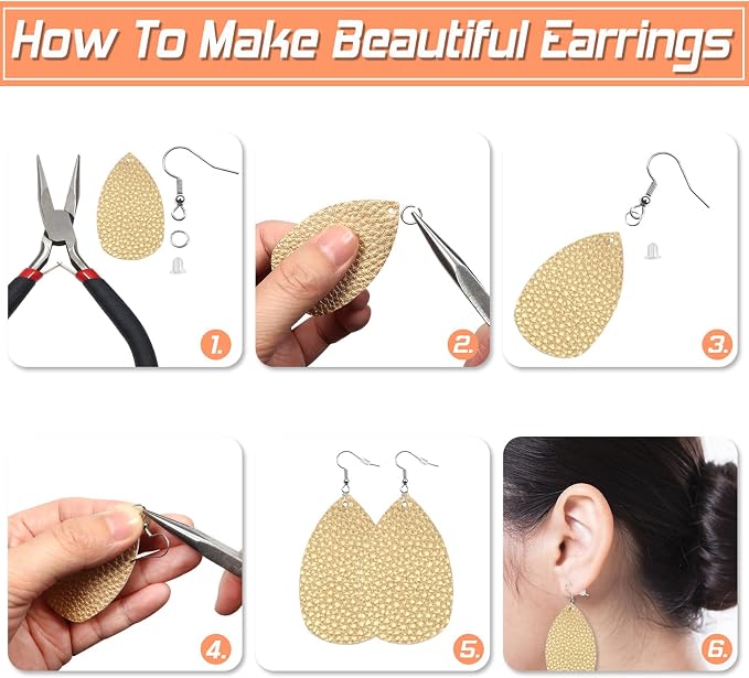 TOAOB 150pcs Hypoallergenic Earring Hooks Mixed Colors Ear Wire Hooks Earring - Image 4
