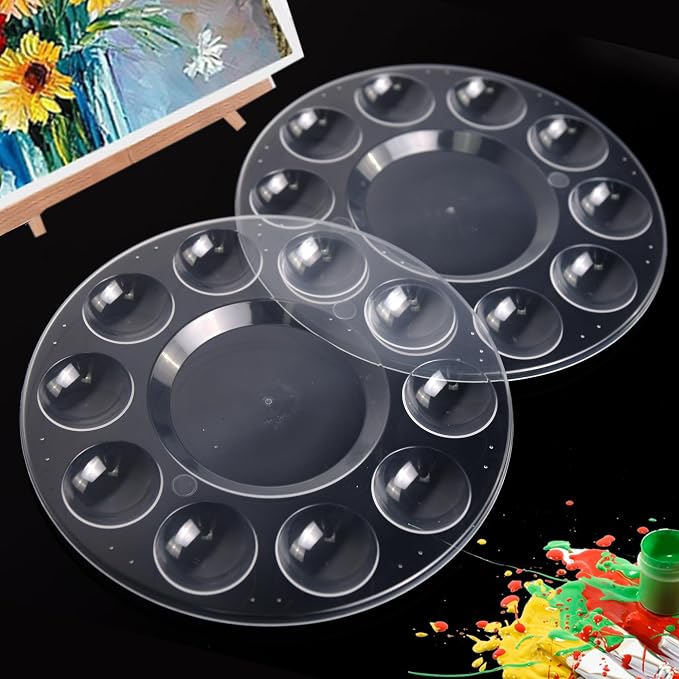 Paint Tray Palette, Plastic Paint Pallet or Pupils to Painting, DIY Craft - Image 2