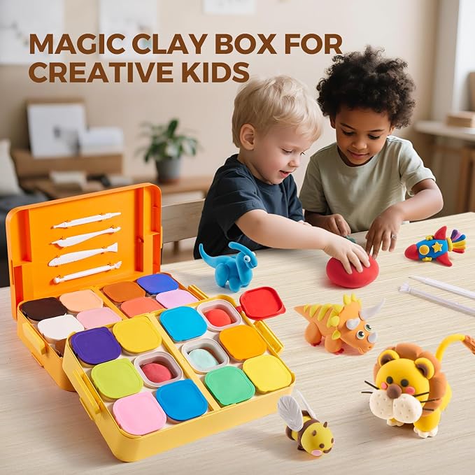 Air Dry Clay for Kids, Modeling Clay Kit - Image 3
