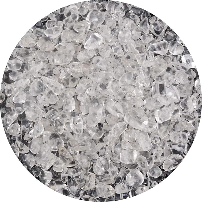 Natural Chip Stone Beads Crystal Quartz 5-8mm About 400 Pieces Irregular by Cmidy
