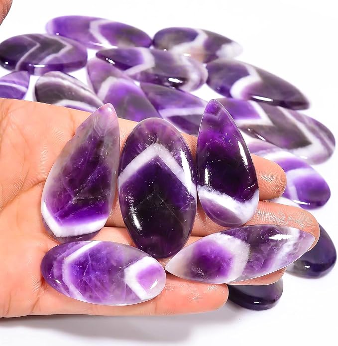 Natural Loose Gemstone 5 Piece Cabochons Lot Jewelry Making Loose Gemstone - Image 2
