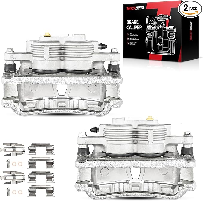 Torchbeam Front Brake Calipers Set for Ford Mustang 1999-2002, Front Left and Front Right Calipers Replace # 18B4723+18B4722