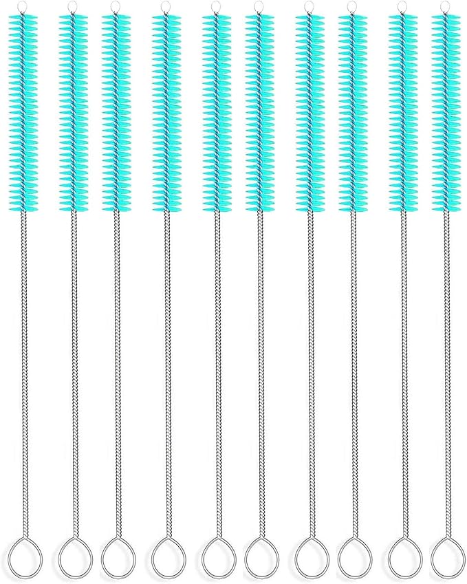 Long Straw Brush Cleaner, Flexible Nylon Tube Cleaning Brushes by DESIN