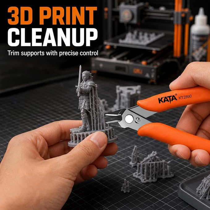 KATA Mini Flush Cutters, 5-Inch Wire Cutters Plier - Image 9