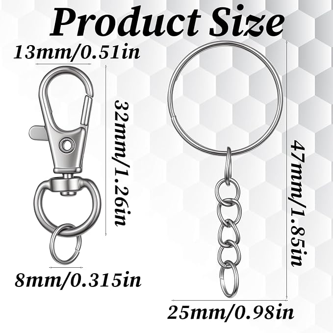 70 Pcs Keychain Making kit - Image 2