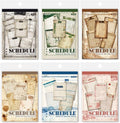 180 Sheets Aesthetic Daily Schedule Scrapbook Paper, 4x5.5 Functional Planner by Unknown
