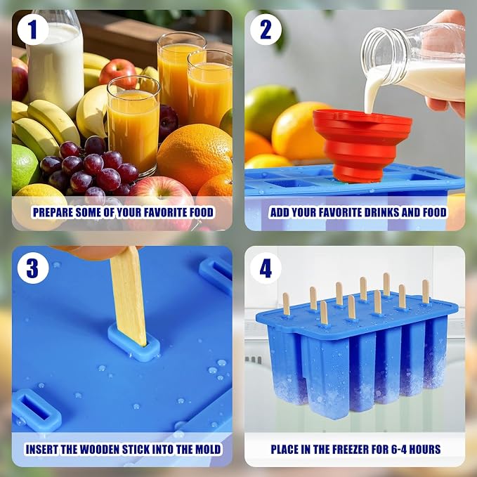 Silicone Popsicles Molds, Food Grade Popsicle Molds - Image 5