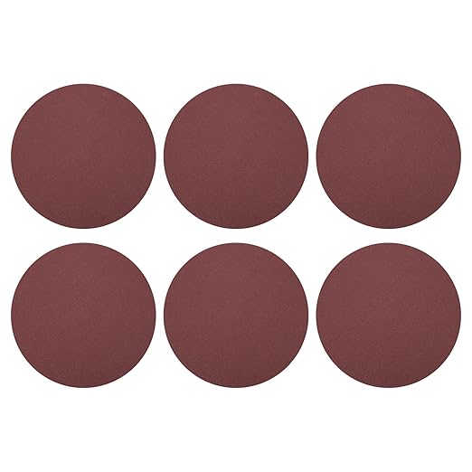 HARFINGTON 10 Pcs 9 Inch Sanding Disc 100 Grit Hook and Loop Sandpaper Random Orbital Sander Pads for Woodworking Automotive Metal Polishing