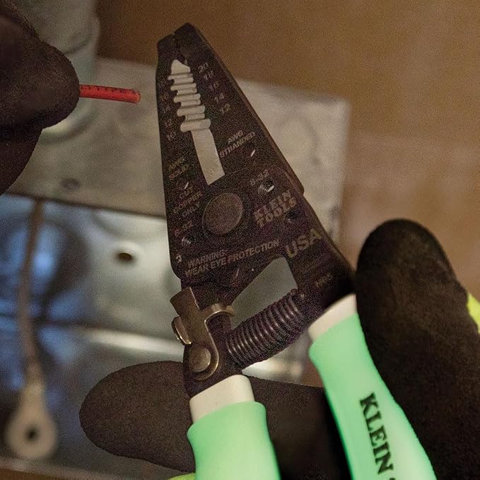 Klein Tools 11055GLW Wire Stripper / Cutter, Made in USA, Klein-Kurve Stripper - Image 5