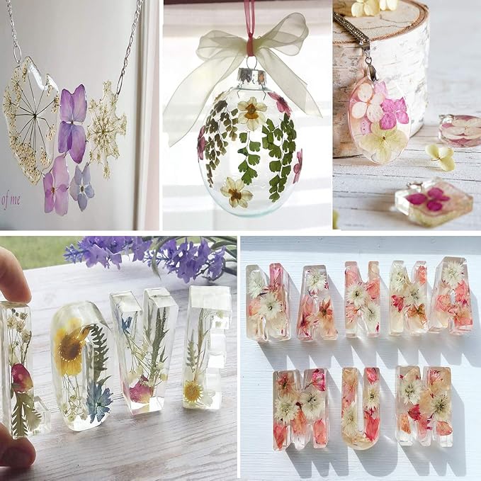 148PCS Pink Dried Pressed Flowers - Image 6