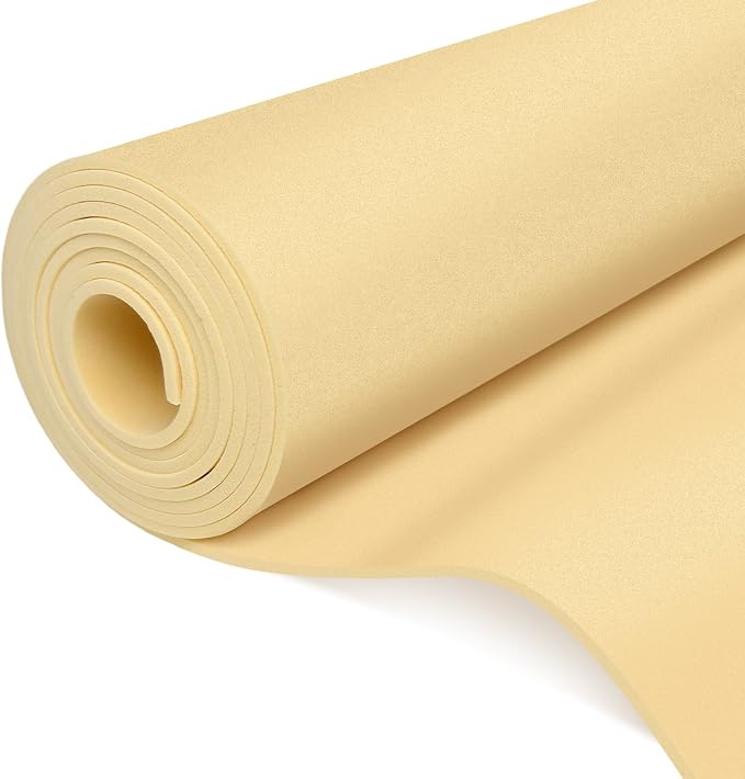biguphate EVA Foam Roll - 2mm Thick Beige Craft Foam Sheets - 15" x 39" Large by Biguphate
