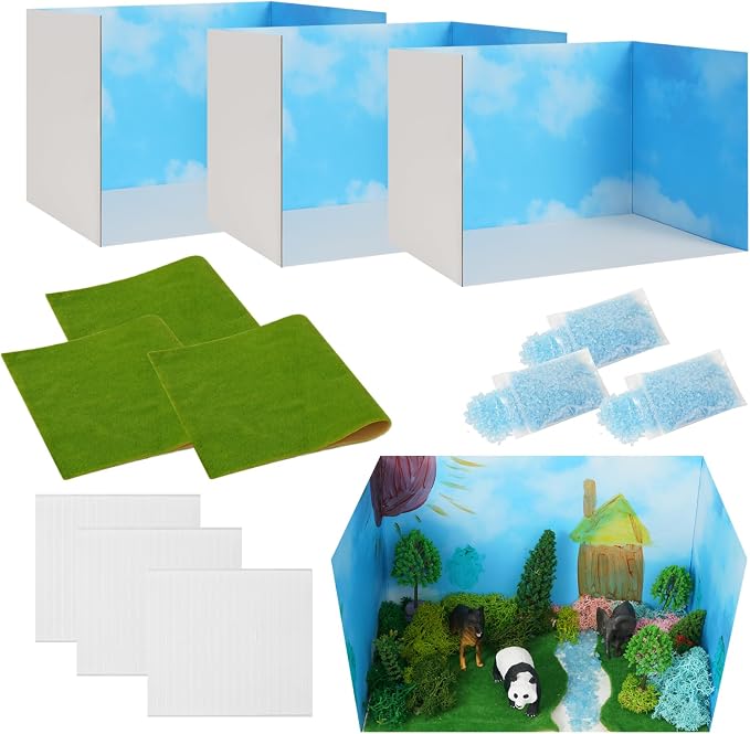 Ecmln 12 Pcs Diorama Box Kit Includes Diorama Box by Ecmln