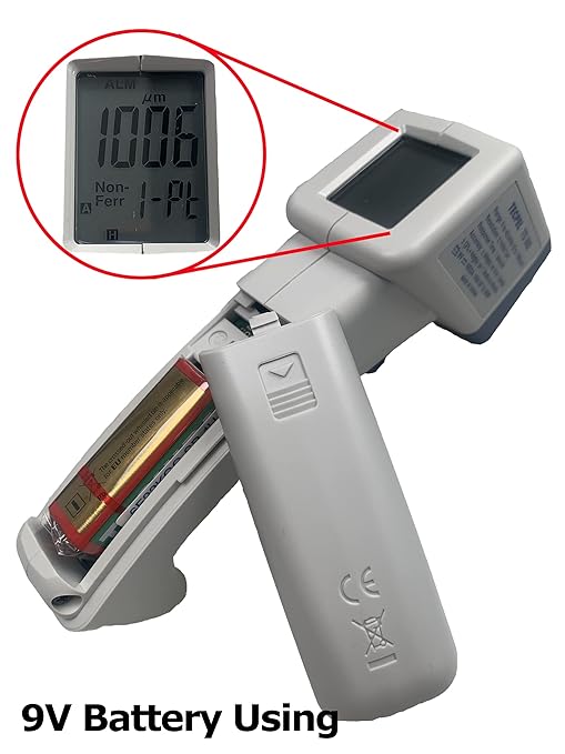 TECPEL TG-902 Digital Paint Thickness Gauge Tester F&NF