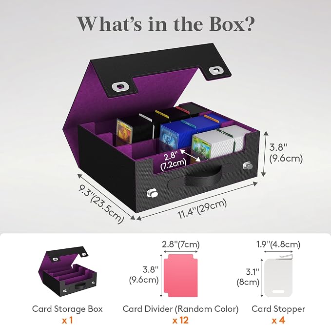 Lifewit Trading Card Storage Box - Image 5