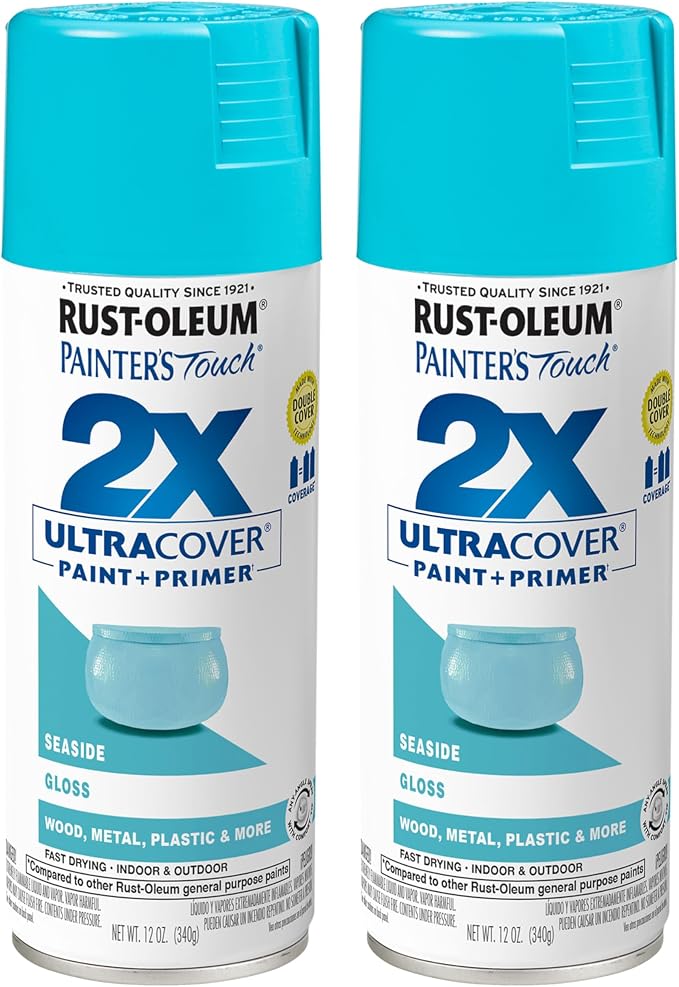 Rust-Oleum 334050-2PK Painter's Touch 2X Ultra Cover Spray Paint, 12 oz by Rust-Oleum