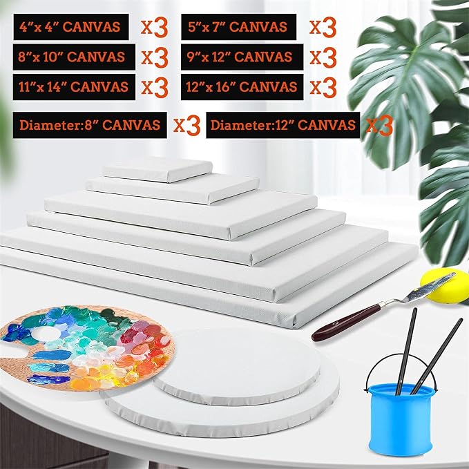 24 Pack Canvases for Painting - Image 3