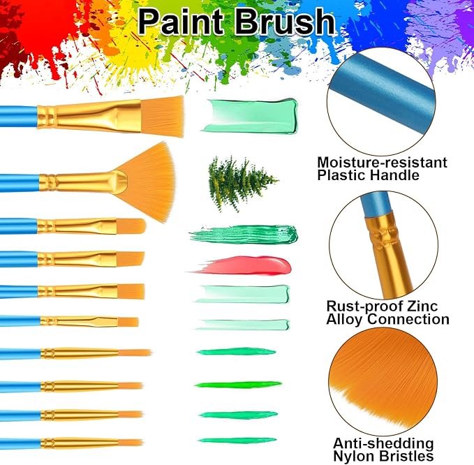EEEKit 27 PCS Palette Knife Set, Stainless Steel Spatula Pallet Knife - Image 5