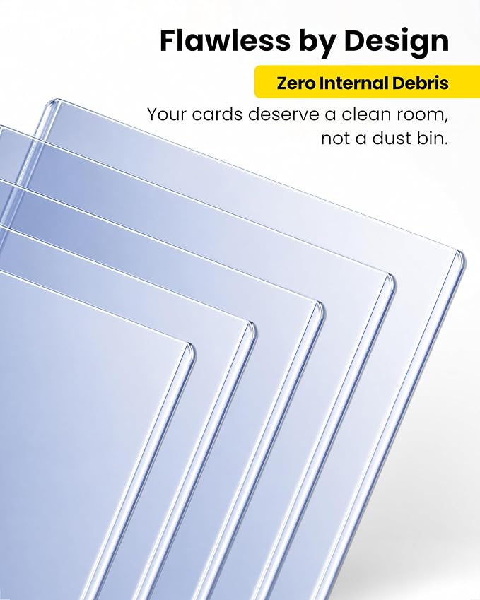 5.4" x 7.5" Jumbo Card Sleeves, Hard Plastic Holders 25 Pack, 39PT | Toploaders - Image 7