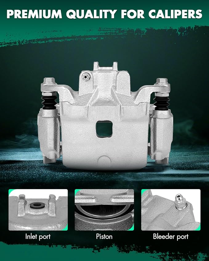 SCITOO 19B7102 19B7103 Front Left & Right Disc Brake Calipers Assembly w/Bracket For Nissan For Altima 2013-2019,For Nissan For LEAF 2014-2017