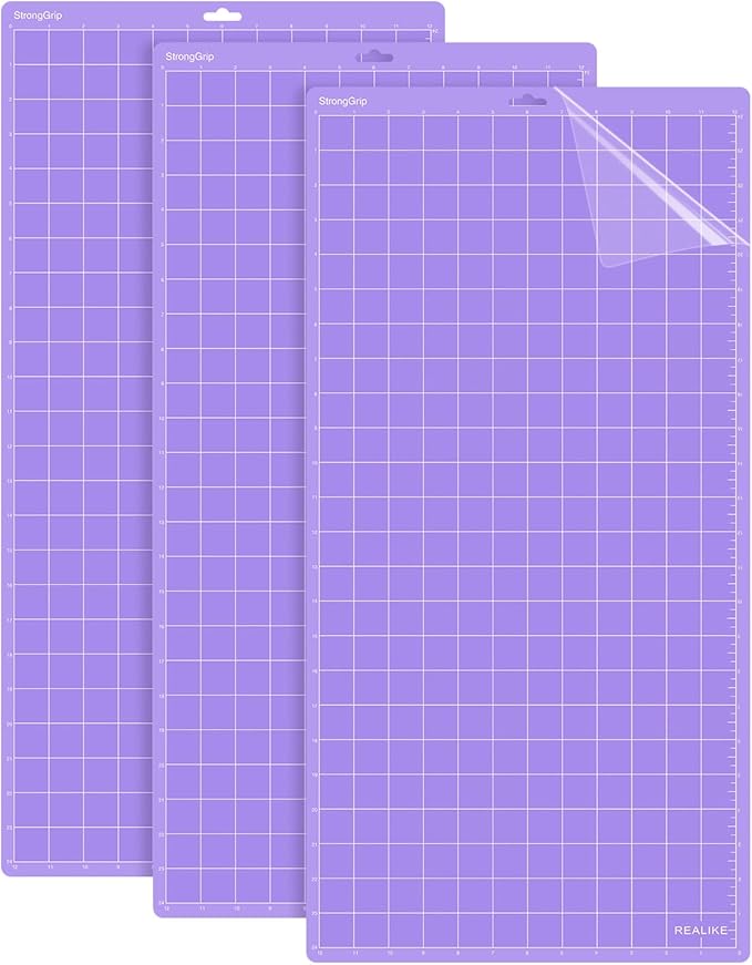 REALIKE SrongGrip Cutting Mat for Silhouette Cameo 5/4/3/2/1 Purple Strong by REALIKE