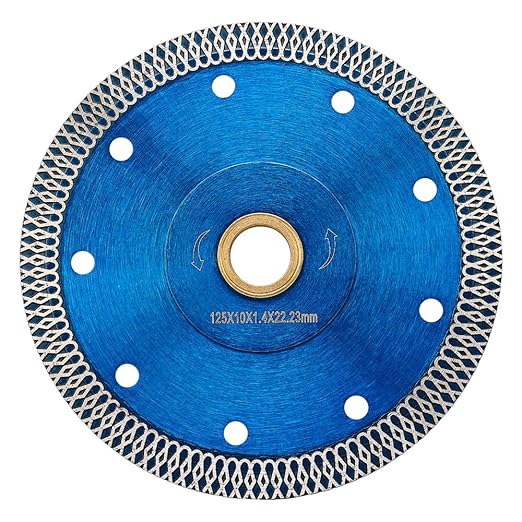 5" Super Thin Diamond Tile Blade Porcelain Saw Blade for Cutting Porcelain Tile Granite Marbles (5")