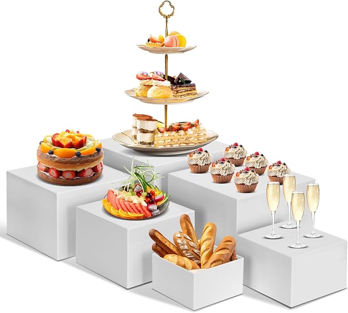 Redants 6 PCS Buffet Risers, Large Food Risers by Unknown