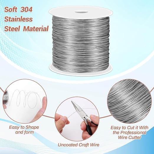 cridoz 26 Gauge Stainless Steel Wire - Image 3